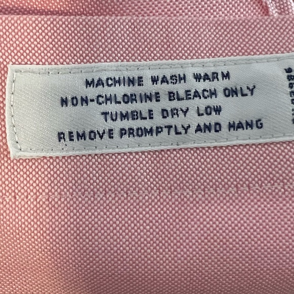 Brooks Brothers Shirt Mens L 16-34 Pink Slim Fit Original  😍 - Picture 8 of 8